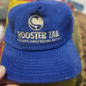 Vintage Snapback Rooster Tail Advertizing Cap